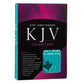 KJV Pocket Bible Turquoise Red Letter Edition