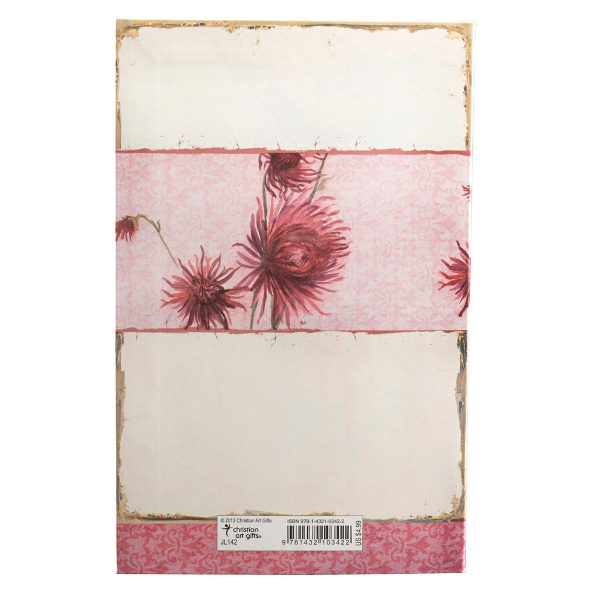 Journal: May the Lord Bless You and Protect You Pink Flowers (Numbers 6:24)