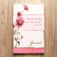 Journal: May the Lord Bless You and Protect You Pink Flowers (Numbers 6:24)
