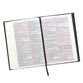KJV One Year Reading Plan Large Print Bible Black Red Letter Edition