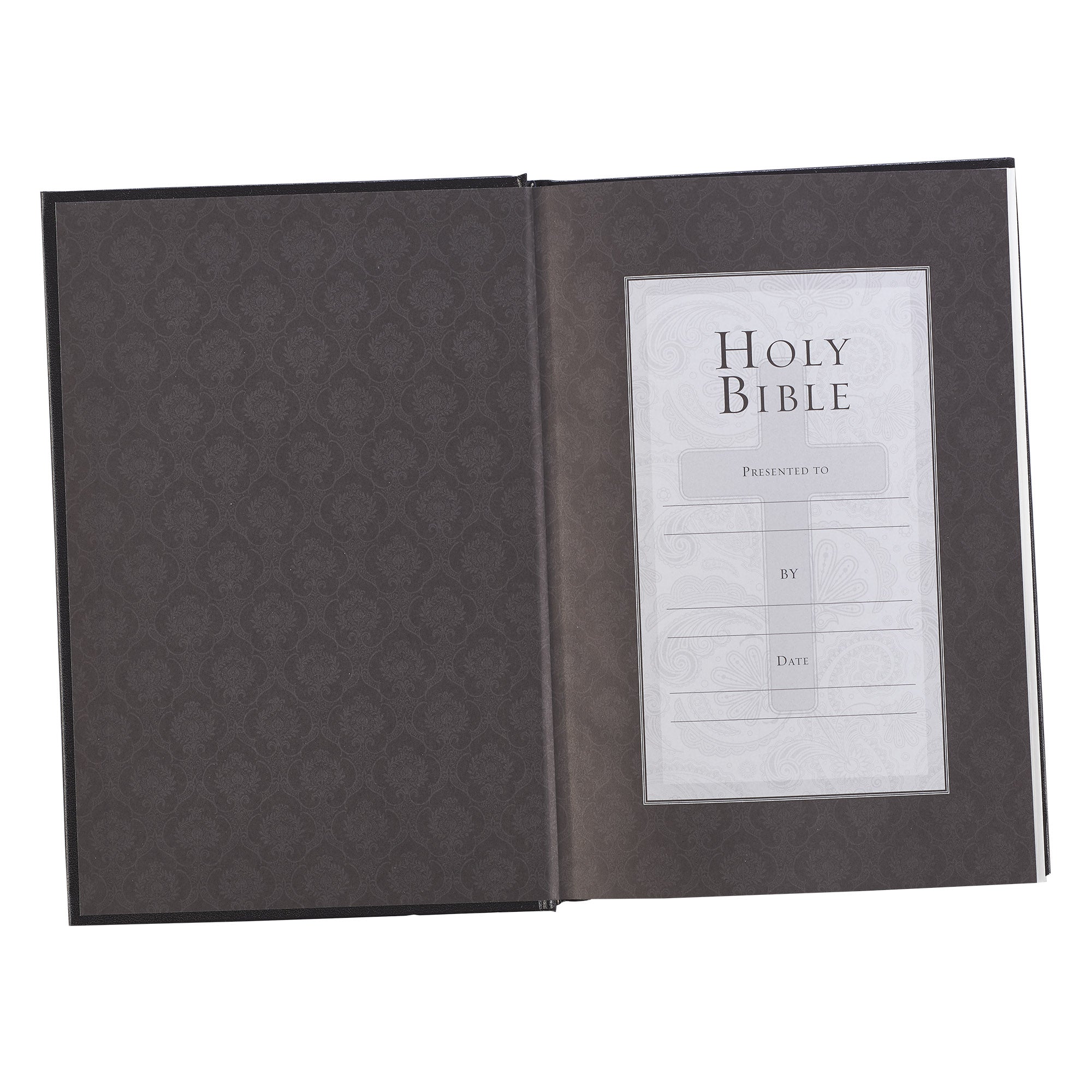 KJV One Year Reading Plan Large Print Bible Black Red Letter Edition