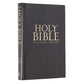KJV One Year Reading Plan Large Print Bible Black Red Letter Edition
