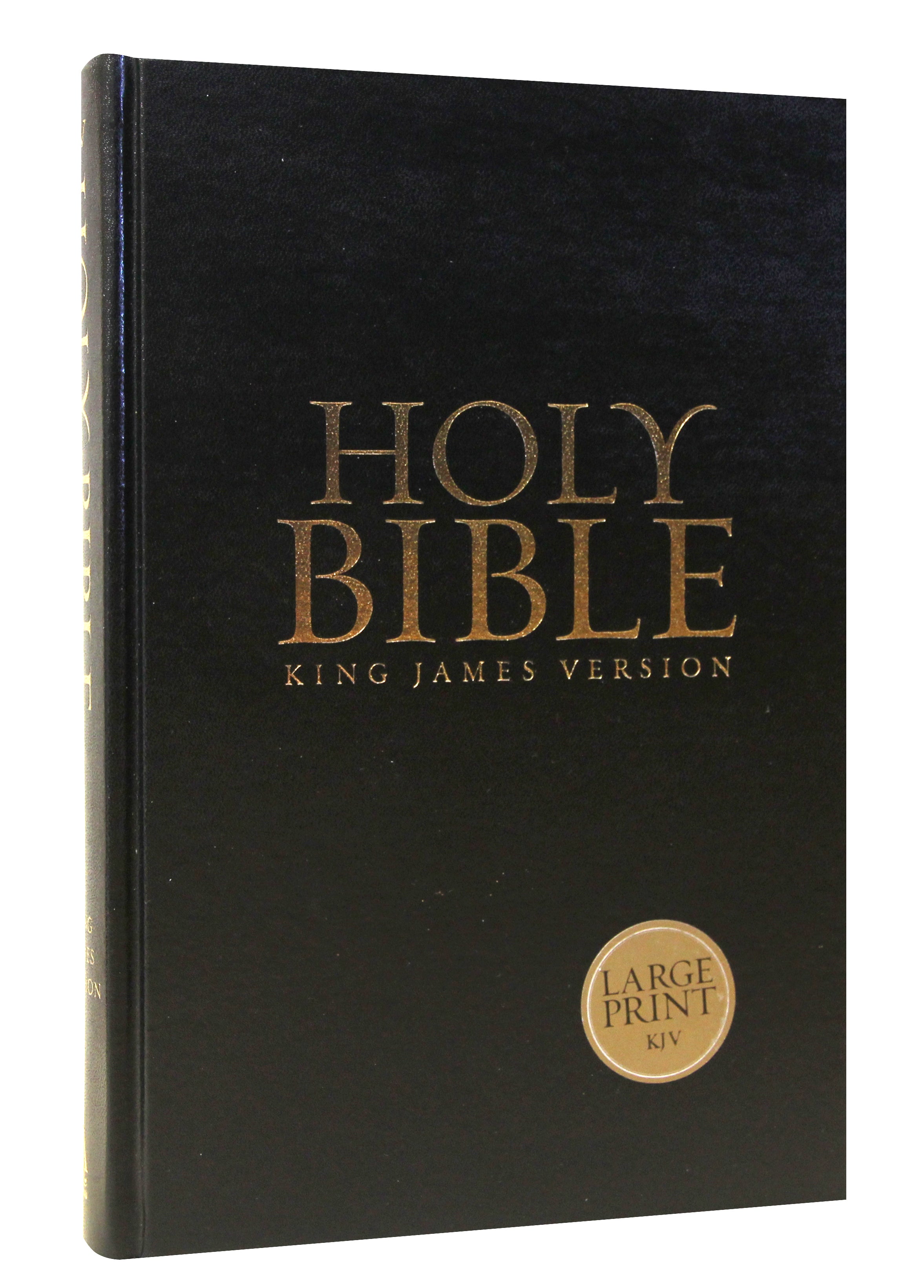 KJV One Year Reading Plan Large Print Bible Black Red Letter Edition