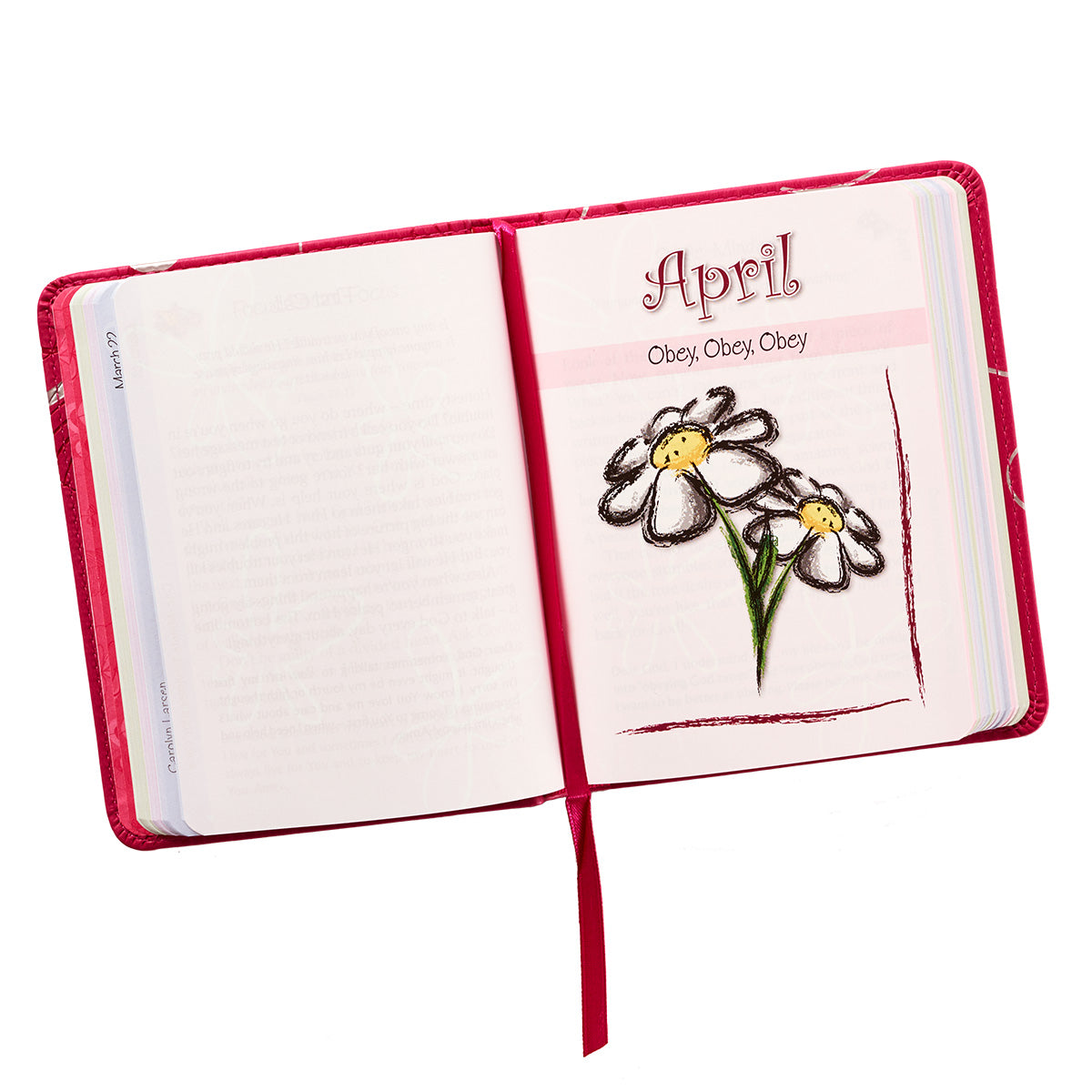 One Minute Devotions: For Girls Pink Luxleather