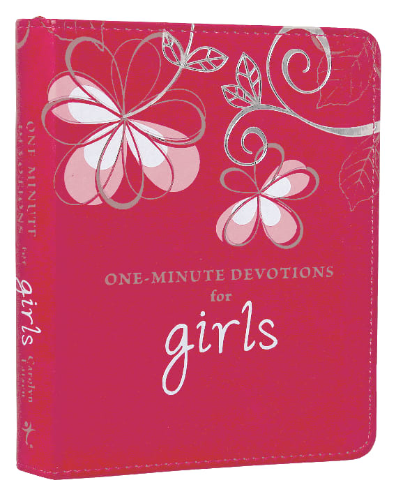 One Minute Devotions: For Girls Pink Luxleather