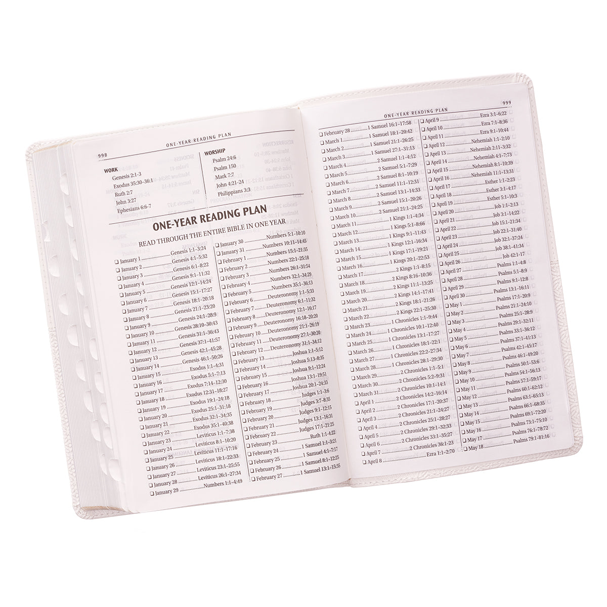 KJV Gift and Award Bible White Red Letter Edition