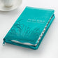 KJV Gift and Award Bible Zippered Aqua Red Letter Edition