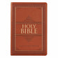 KJV Large Print Thinline Bible Indexed Tan Red Letter Edition