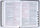 KJV Large Print Thinline Bible Brown Red Letter Edition