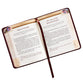 One Minute Devotions: Power of Prayer Brown Luxleather