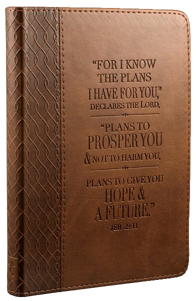 Journal: For I Know the Plans I Have For You, Brown, Handy-Sized