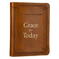 One Minute Devotions: Grace For Today Brown Luxleather