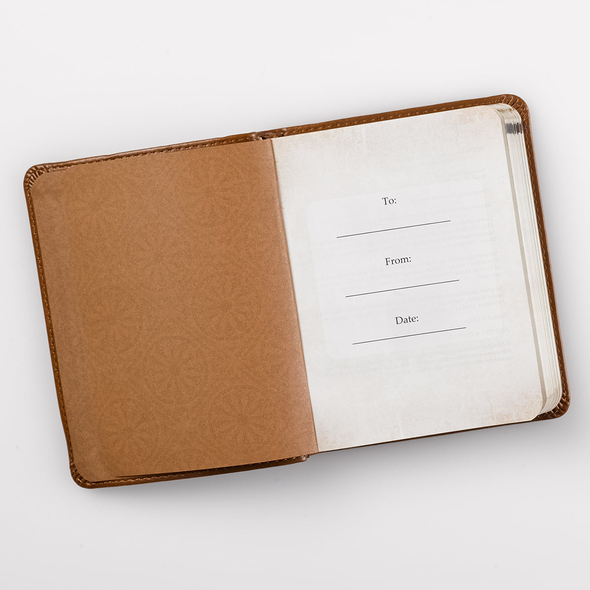 One Minute Devotions: Grace For Today Brown Luxleather