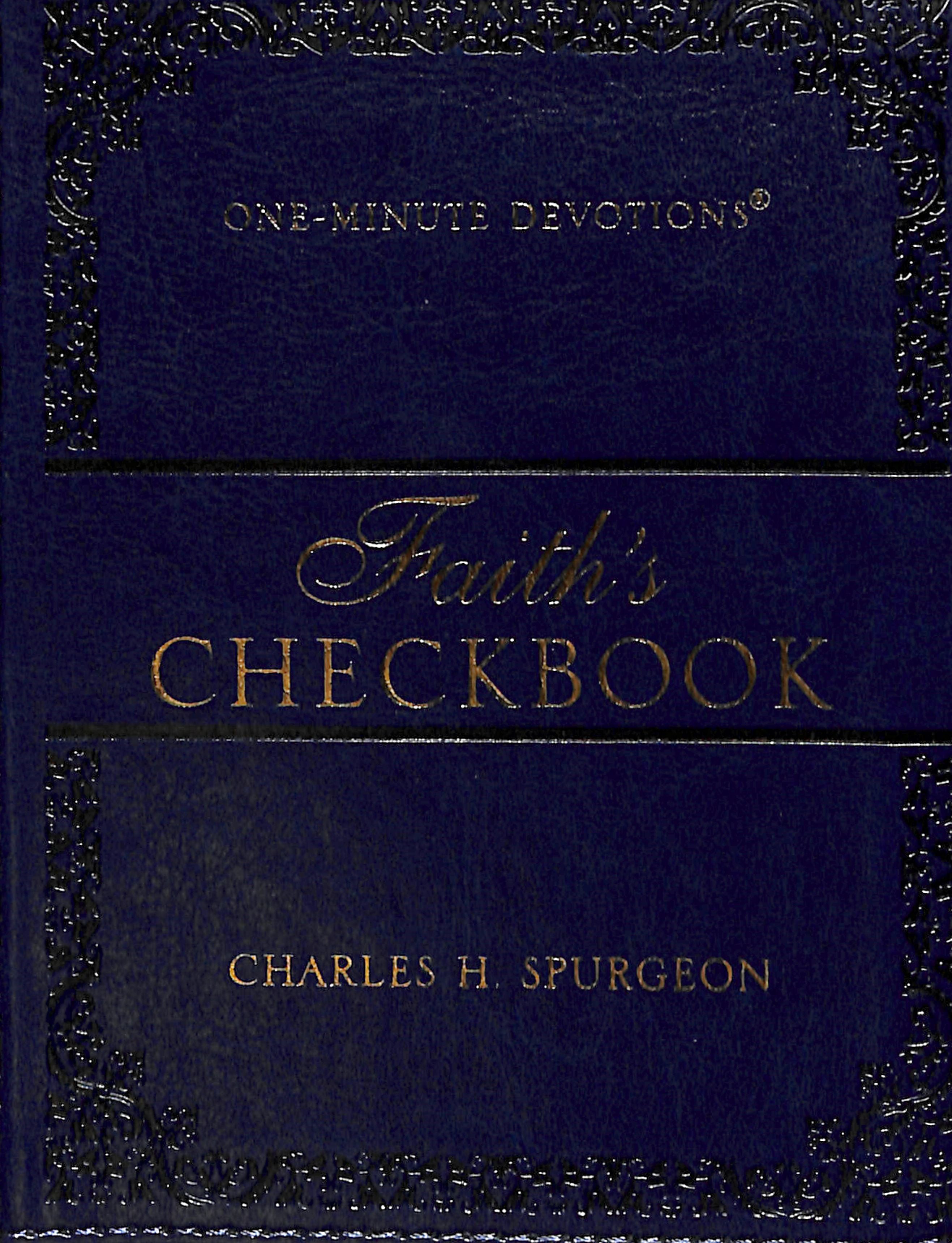 One-Minute Devtions: Faith's Checkbook (Navy)