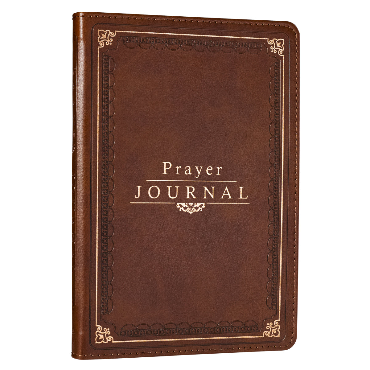 Prayer Journal With Scriptures Brown Luxleather