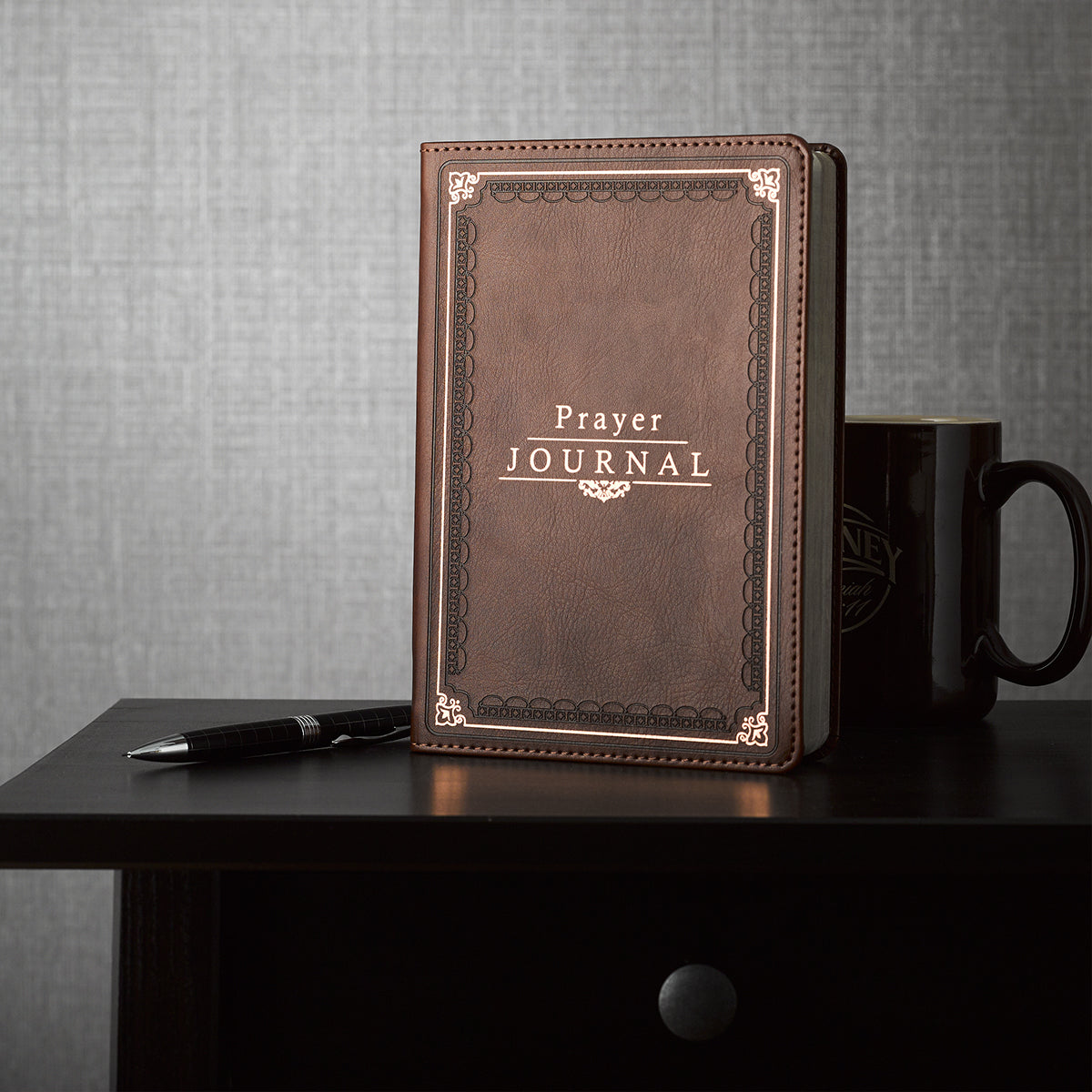 Prayer Journal With Scriptures Brown Luxleather