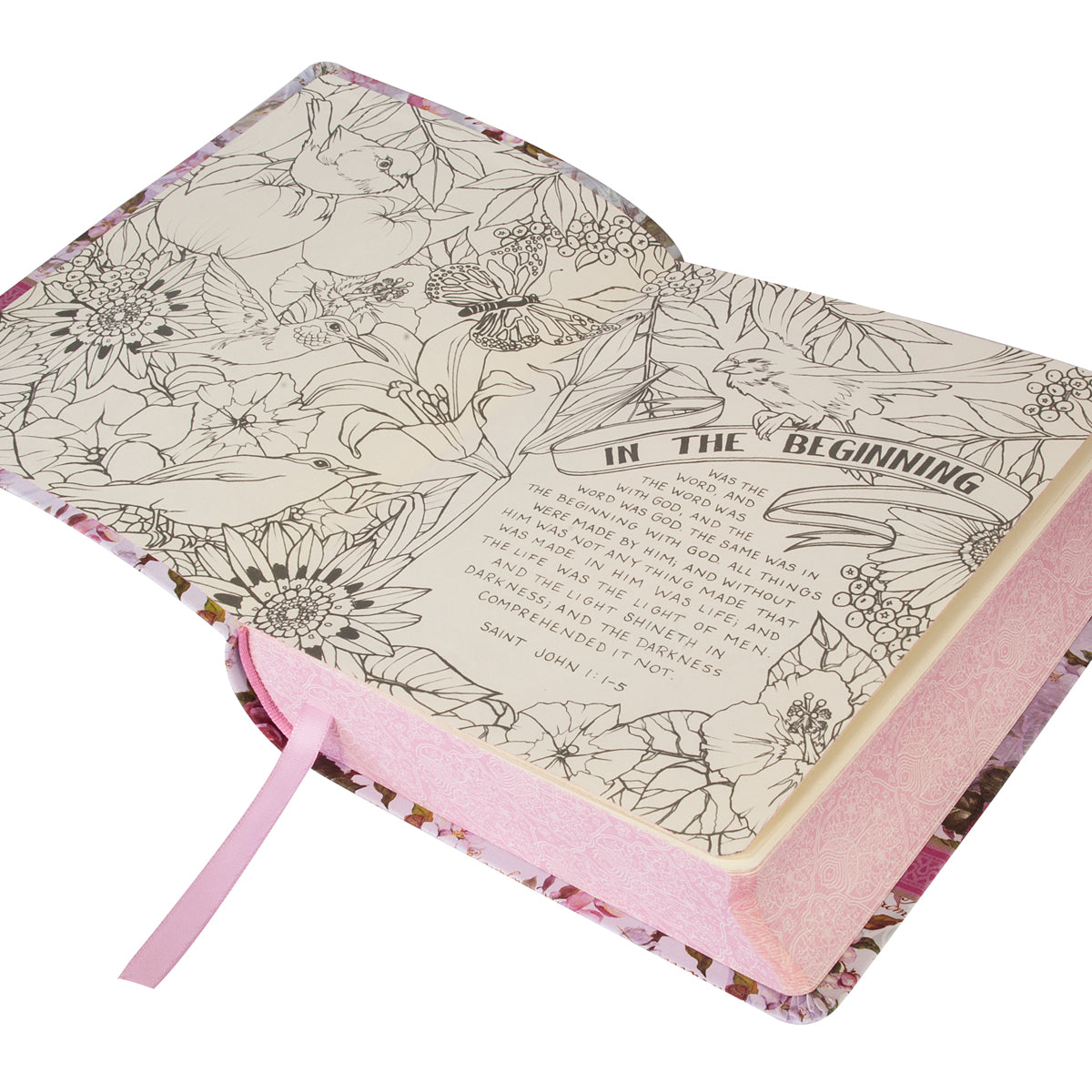 KJV My Creative Bible Silky Floral (Black Letter Edition)