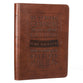 Journal: Be Strong & Courageous , Tan, Handy-Sized (Josh 1:9)