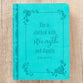 Journal: Strength & Dignity Turquoise, Handy-Sized (Prov 31:25)