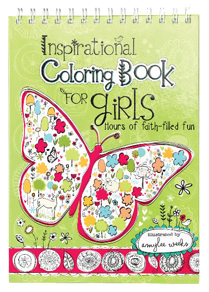 Inspirational Coloring Book For Girls