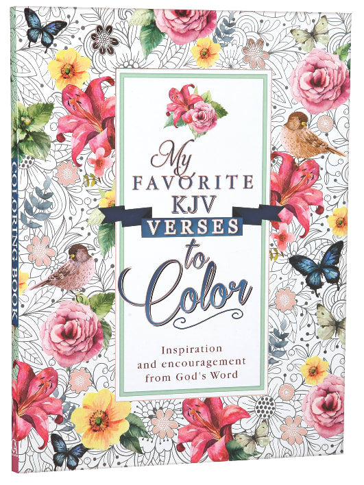 Coloring Book My Favorite KJV Verses (Adult Coloring Books Series)