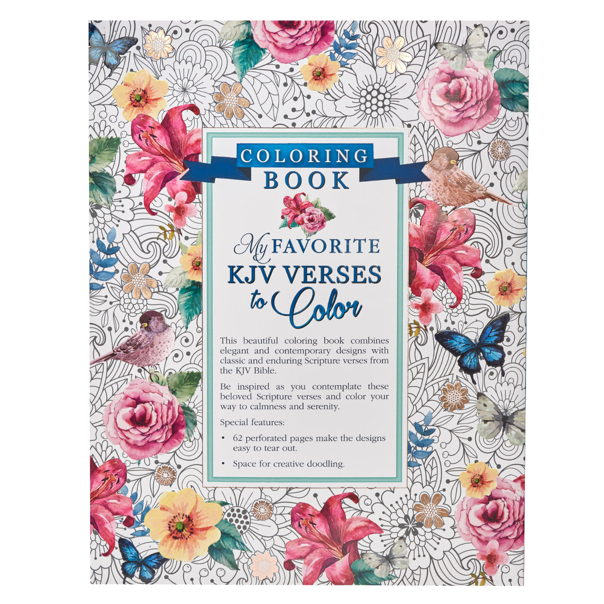 Coloring Book My Favorite KJV Verses (Adult Coloring Books Series)