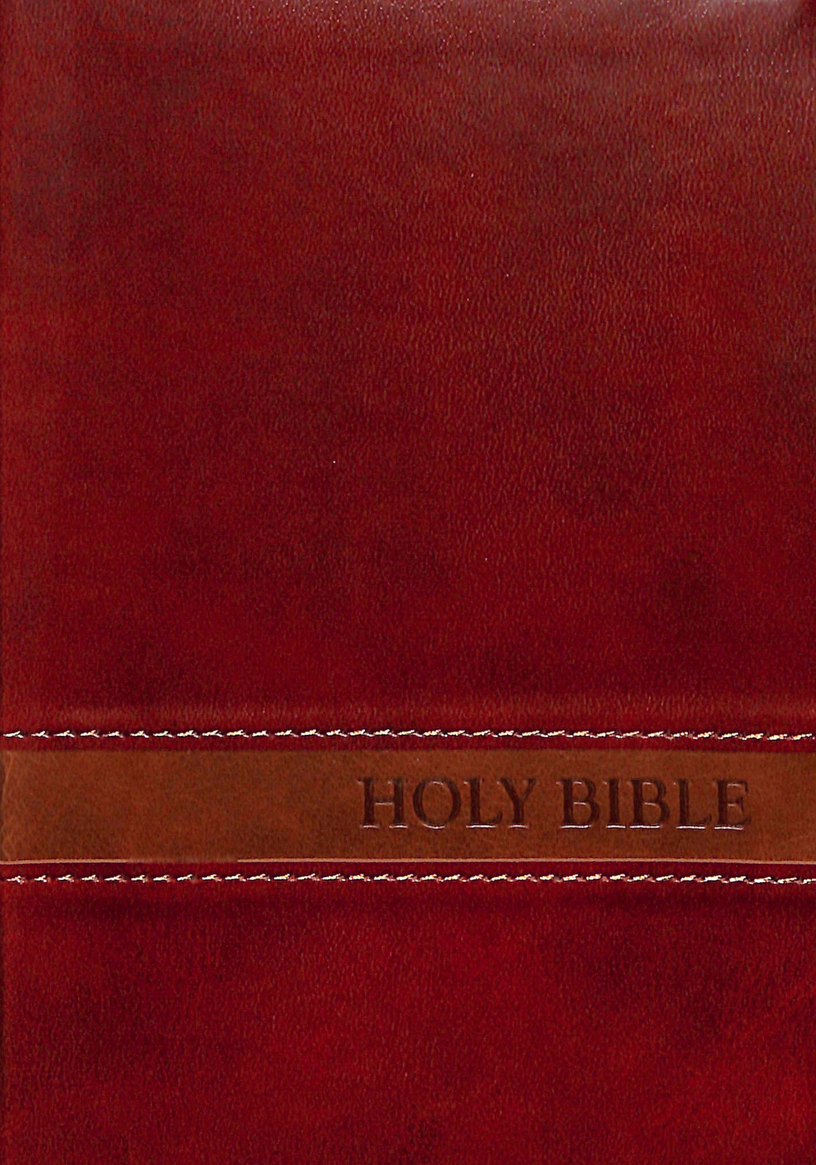 KJV Large Print Compact Bible Brown Red Letter Edition
