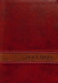KJV Large Print Compact Bible Brown Red Letter Edition