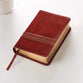 KJV Large Print Compact Bible Brown Red Letter Edition
