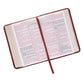 KJV Large Print Compact Bible Brown Red Letter Edition