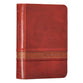 KJV Large Print Compact Bible Brown Red Letter Edition