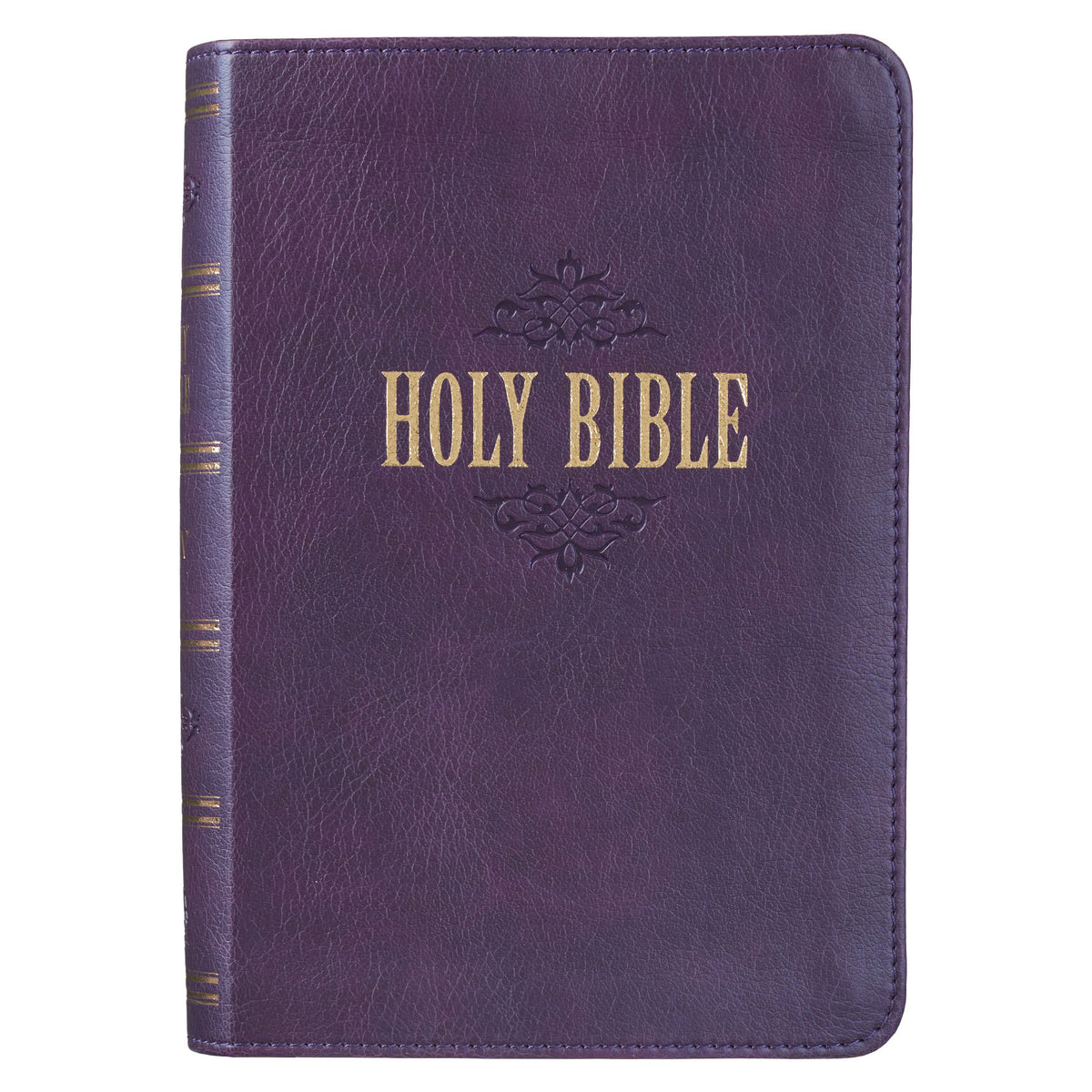 KJV Compact Large Print Bible Purple Red Letter Edition