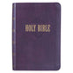 KJV Compact Large Print Bible Purple Red Letter Edition