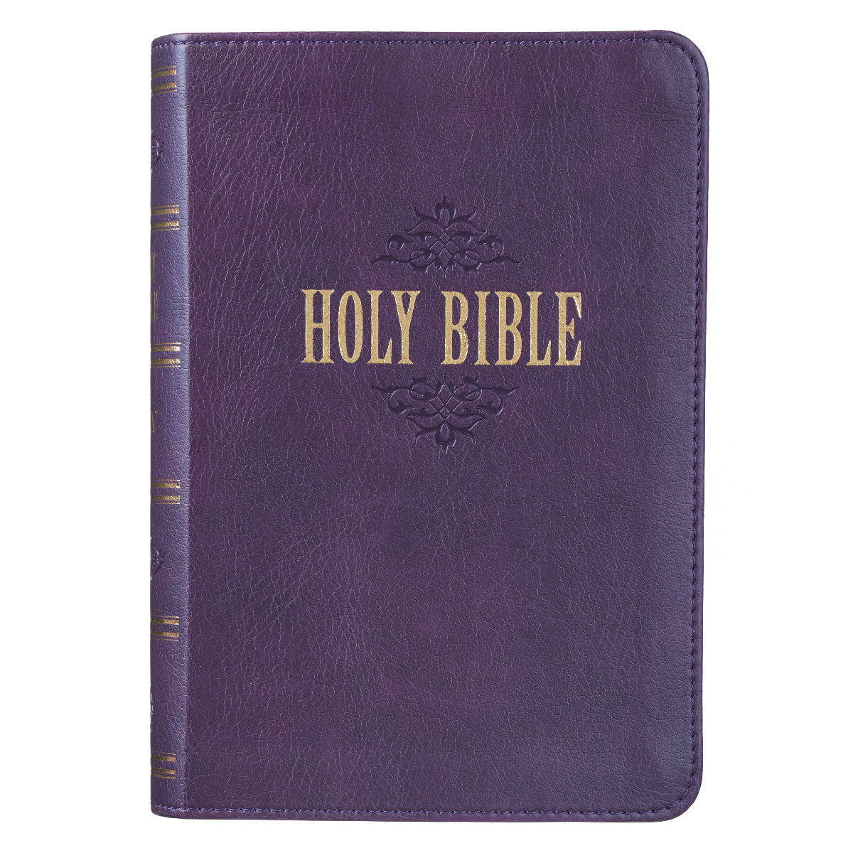 KJV Compact Large Print Bible Purple Red Letter Edition