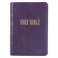 KJV Compact Large Print Bible Purple Red Letter Edition