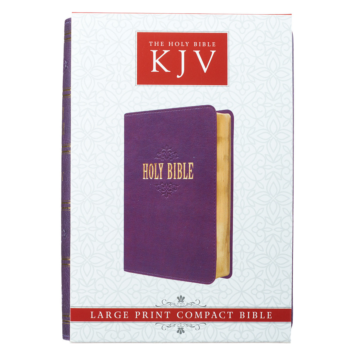KJV Compact Large Print Bible Purple Red Letter Edition
