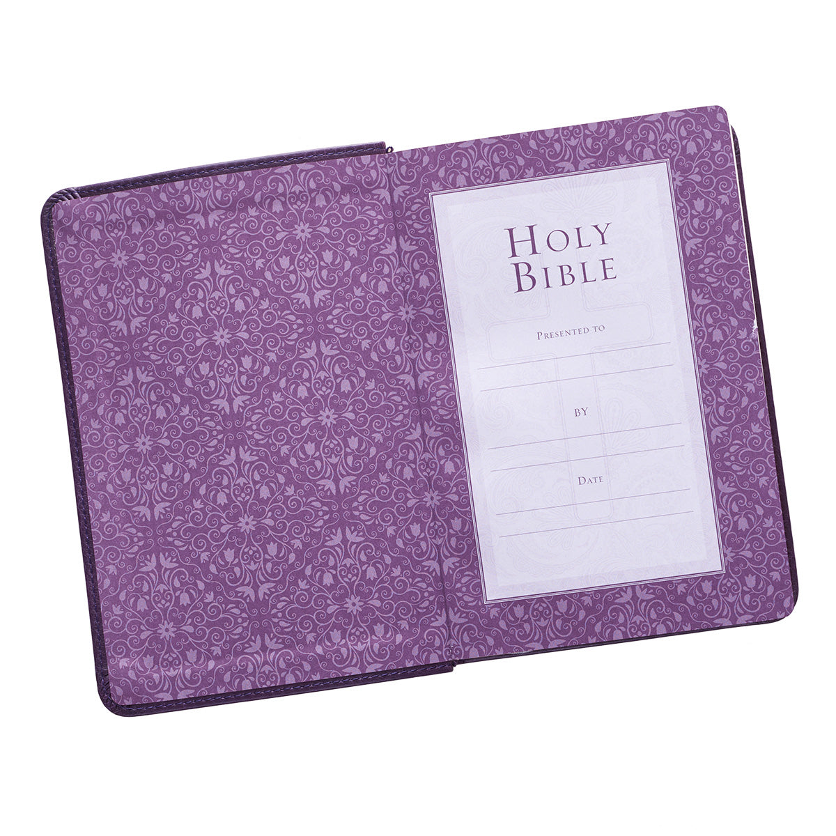 KJV Compact Large Print Bible Purple Red Letter Edition