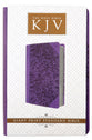 KJV Giant Print Bible Purple Red Letter Edition