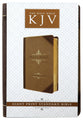 KJV Giant Print Bible 2-Tone Brown Red Letter Edition