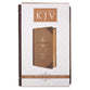 KJV Giant Print Bible 2-Tone Brown Red Letter Edition
