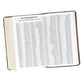 KJV Giant Print Bible 2-Tone Brown Red Letter Edition