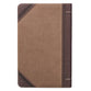 KJV Giant Print Bible 2-Tone Brown Red Letter Edition