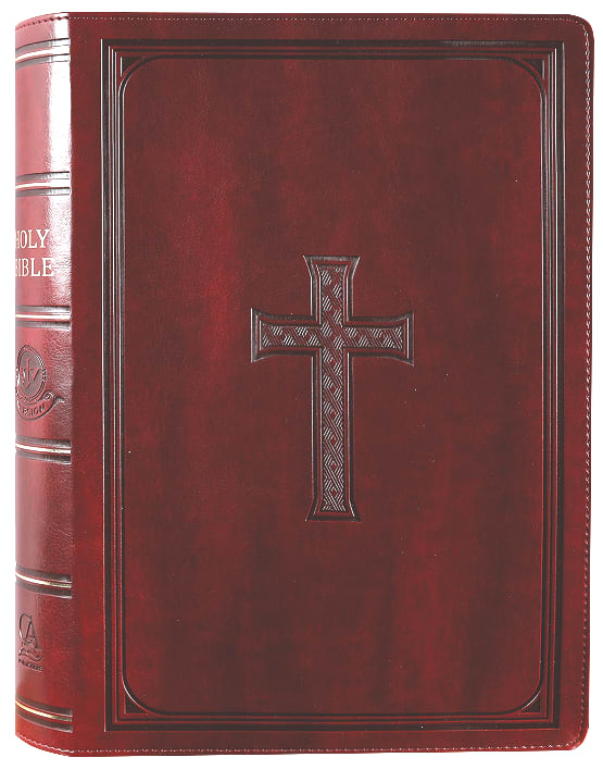 KJV Super Giant Print Bible Burgundy (Red Letter Edition)