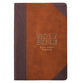 KJV Large Print Thinline Bible Brown Portfolio Red Letter Edition