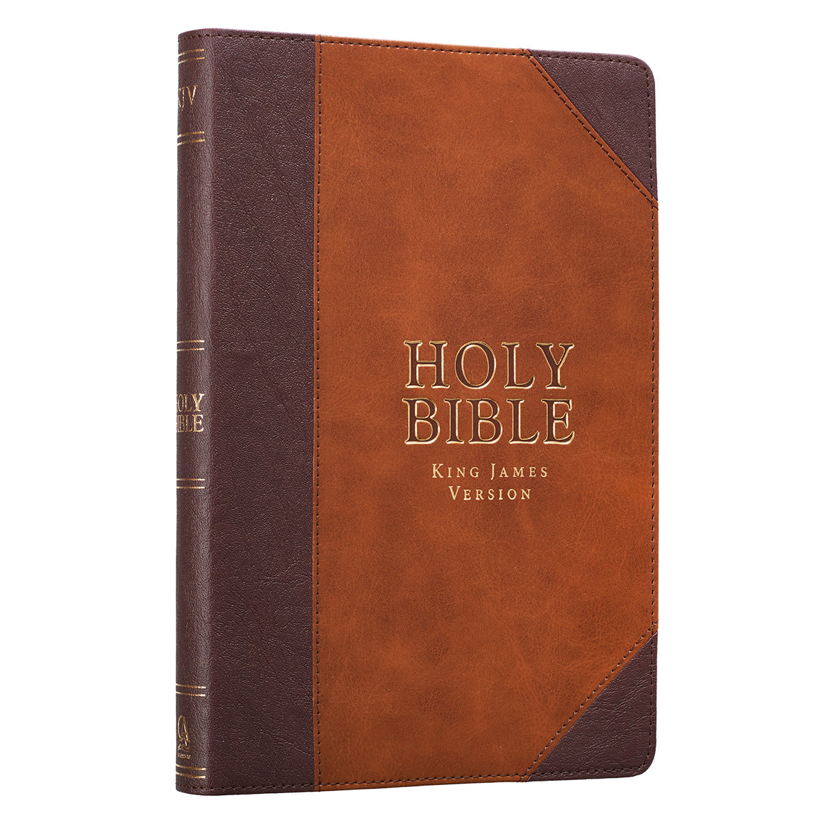 KJV Large Print Thinline Bible Brown Portfolio Red Letter Edition