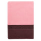 KJV Large Print Thinline Bible Brown Pink Red Letter Edition