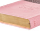 KJV Large Print Thinline Bible Brown Pink Red Letter Edition