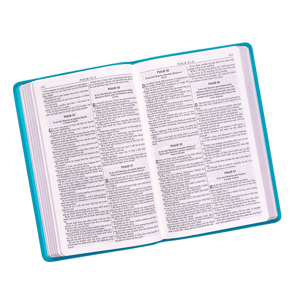KJV Gift & Award Bible Turquoise (Black Letter Edition)