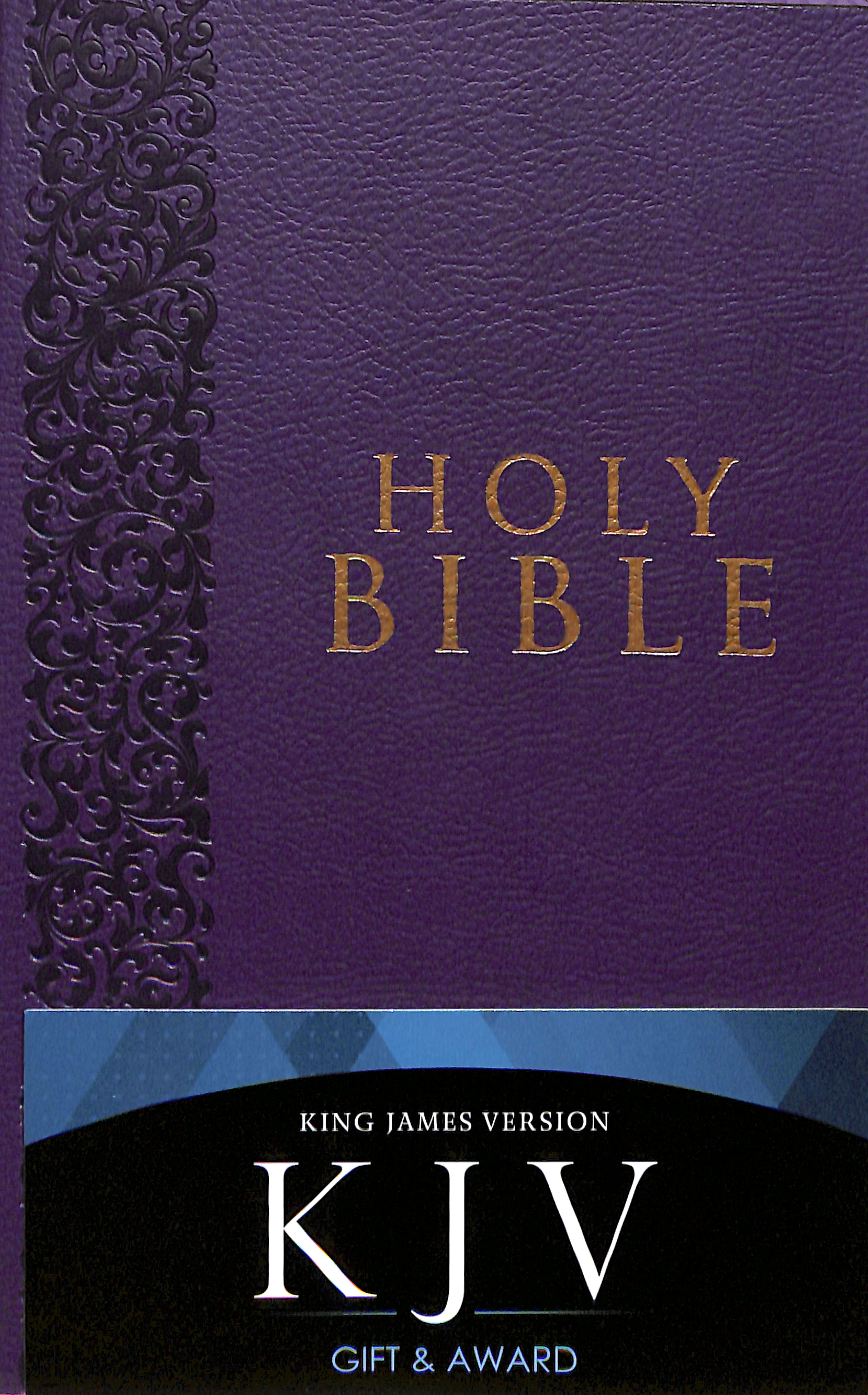 KJV Gift & Award Bible Purple (Black Letter Edition)