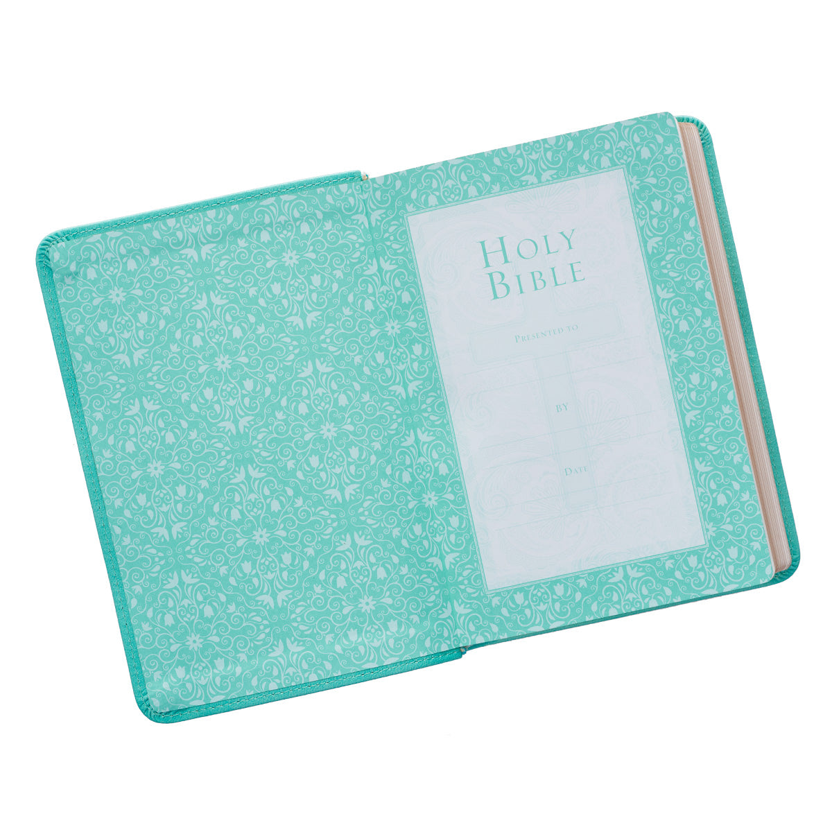 KJV Compact Large Print Teal Red Letter Edition